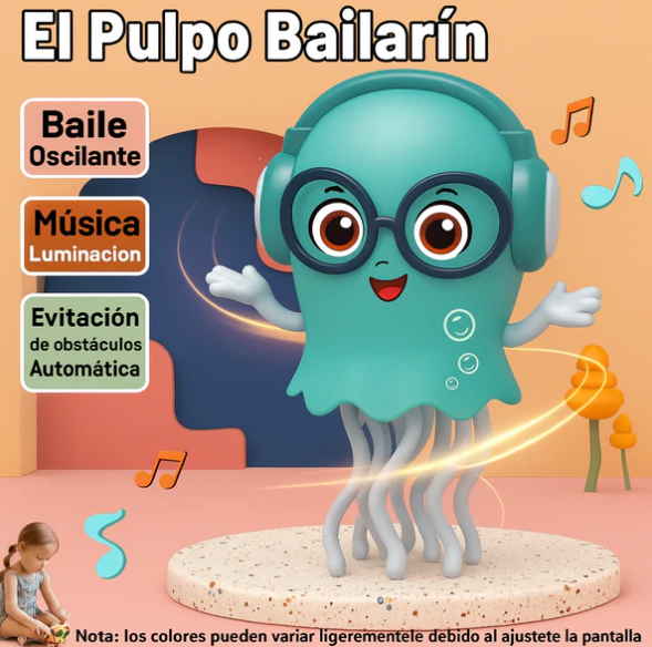 JUGUETE PULPO MAGICO BAILARIN