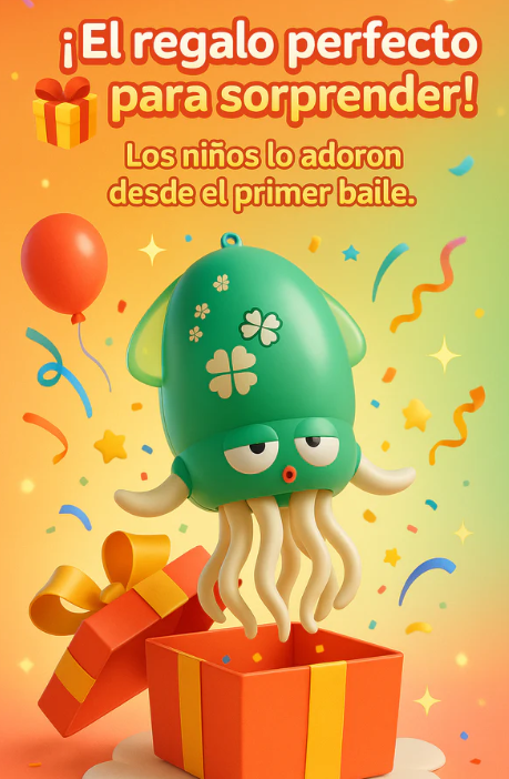 PULPO BAILARIN CON LUCES