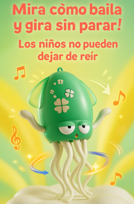 PULPO BAILARIN CON LUCES