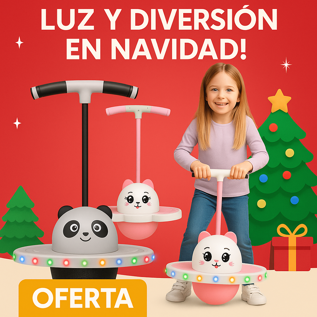 PELOTA SALTARIN CON LUCES LED