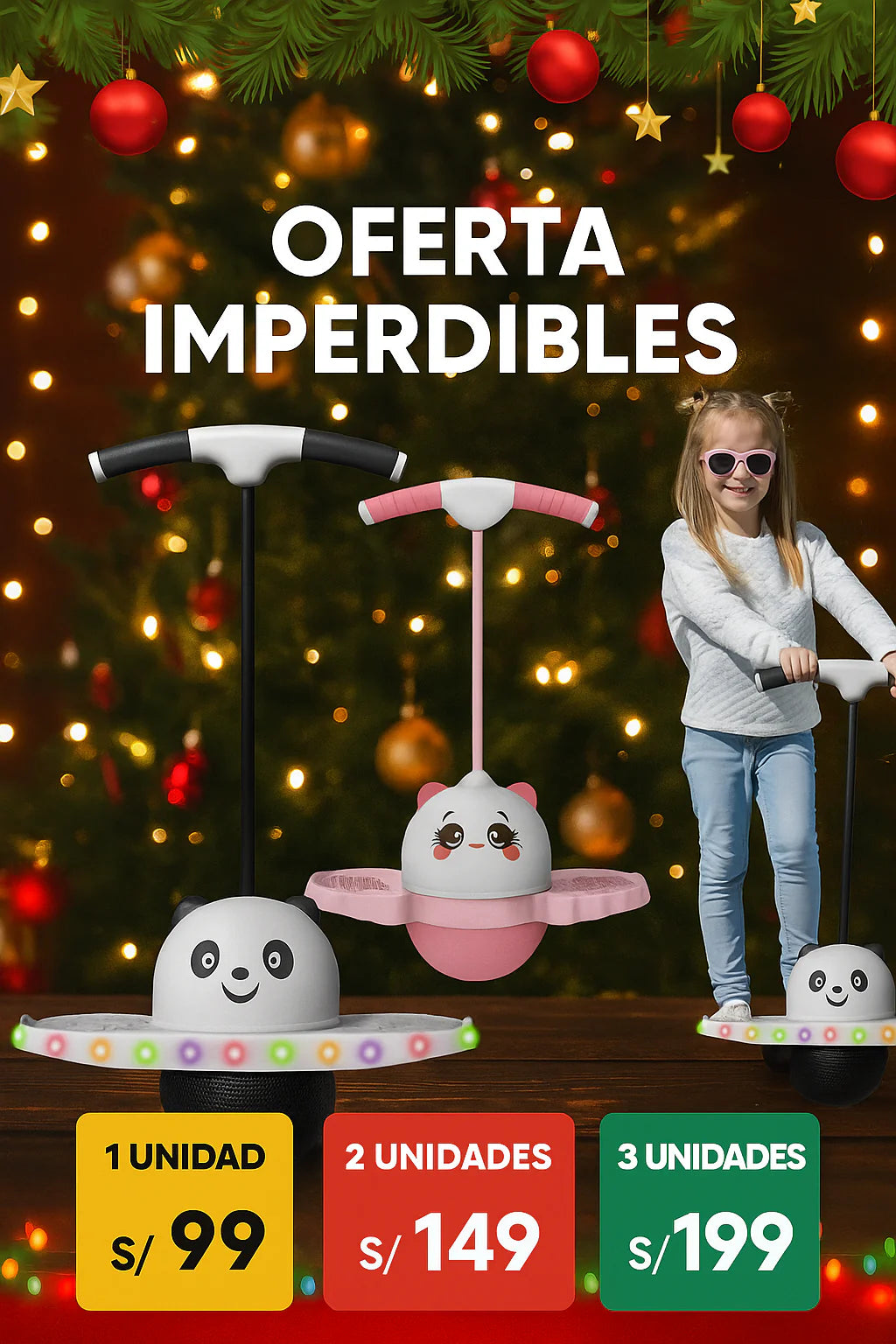 PELOTA SALTARIN CON LUCES LED